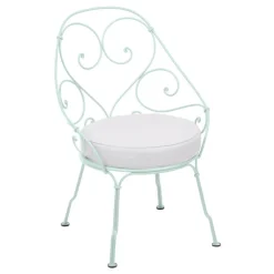 1900 Cabriolet Gartenstuhl mit Sitzkissen