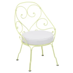 1900 Cabriolet Gartenstuhl mit Sitzkissen