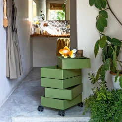 360° Container mit Rollen H 72cm