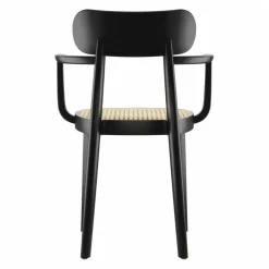 118 F Armlehnstuhl mit Rohrgeflecht