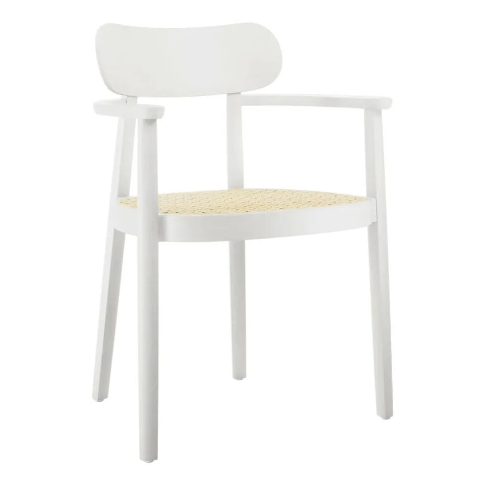 118 FV Armlehnstuhl mit Rohrgeflecht