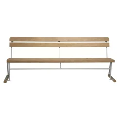 5 Gartenbank 204x77cm Eiche