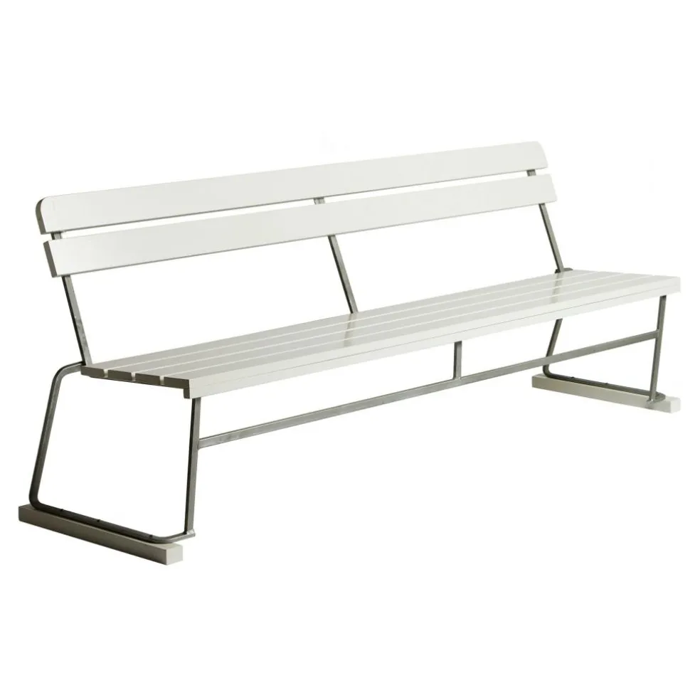 5 Gartenbank 204x77cm Eiche