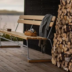 5 Gartenbank 204x77cm Teak