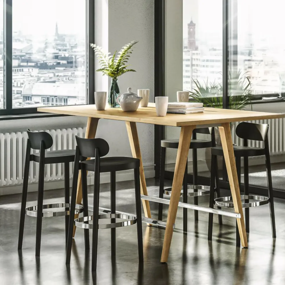 118 MH Barhocker mit Muldensitz 94cm