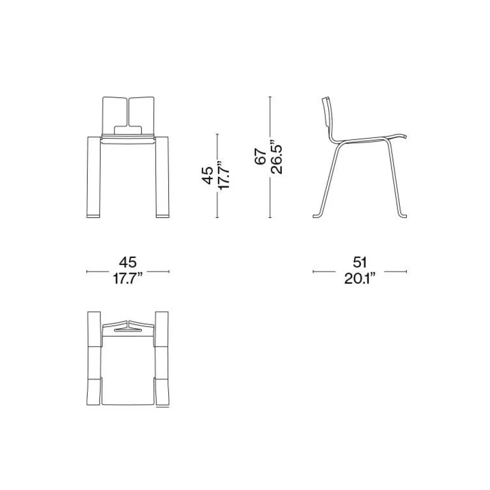 517 Ombra Tokyo Stuhl
