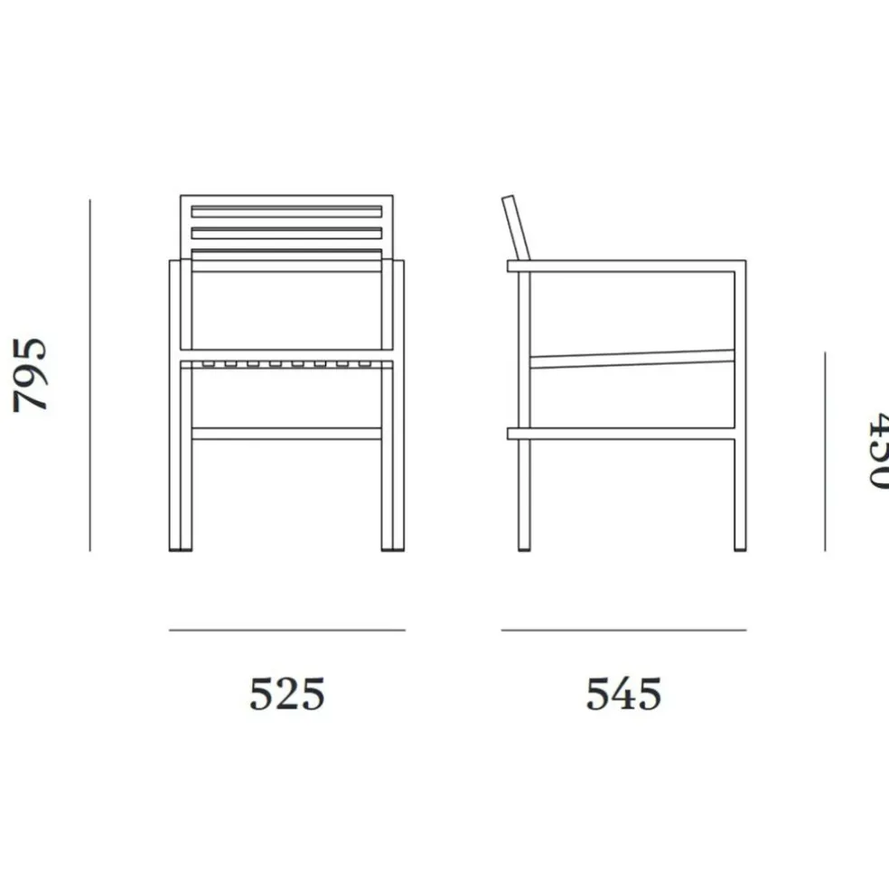 19 Outdoors Armlehnstuhl