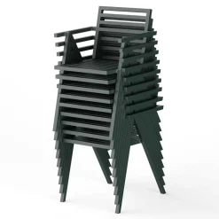 19 Outdoors Armlehnstuhl stapelbar