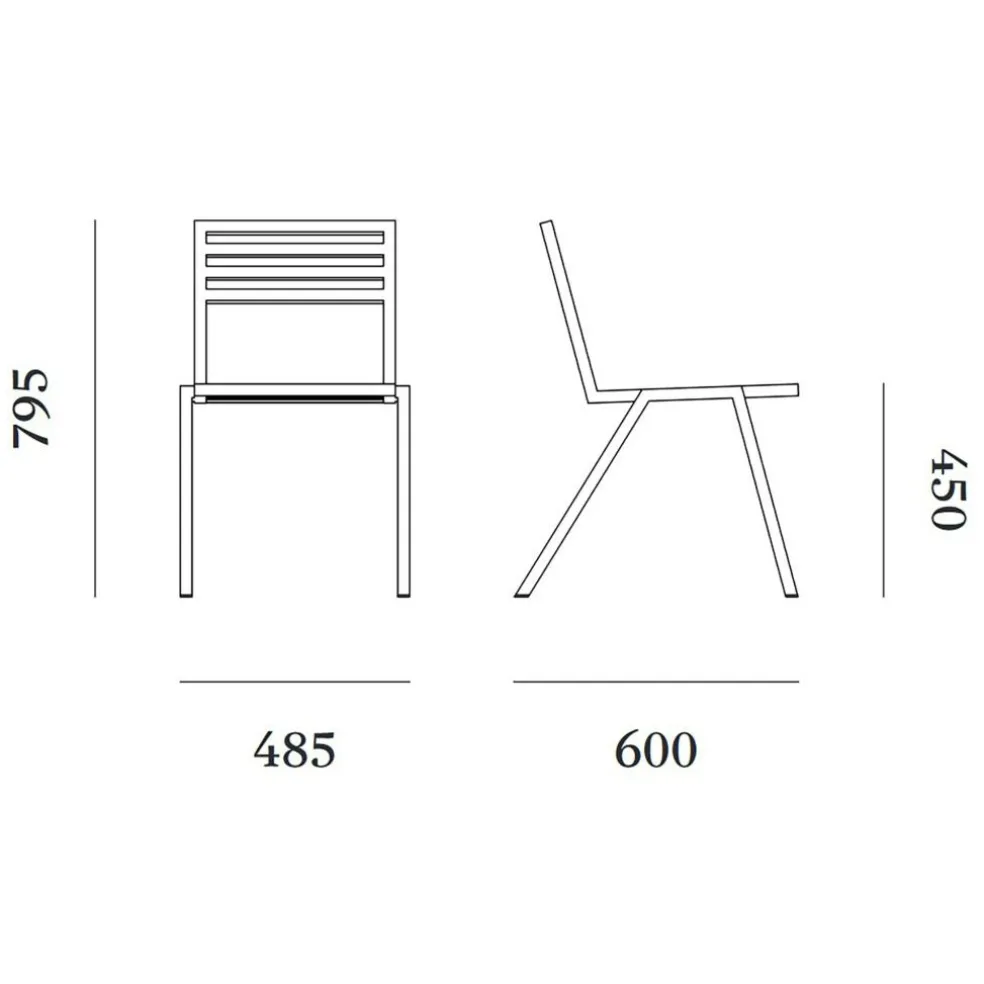19 Outdoors Stuhl stapelbar