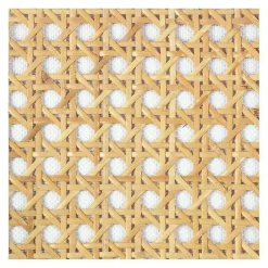 209 R Bugholz-Armlehnstuhl mit Rohrgeflecht