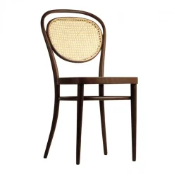 215 R Bugholzstuhl mit Rohrgeflecht