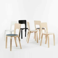 66 Stuhl Gestell klar lackiert