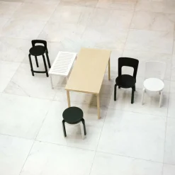 66 Stuhl Gestell lackiert