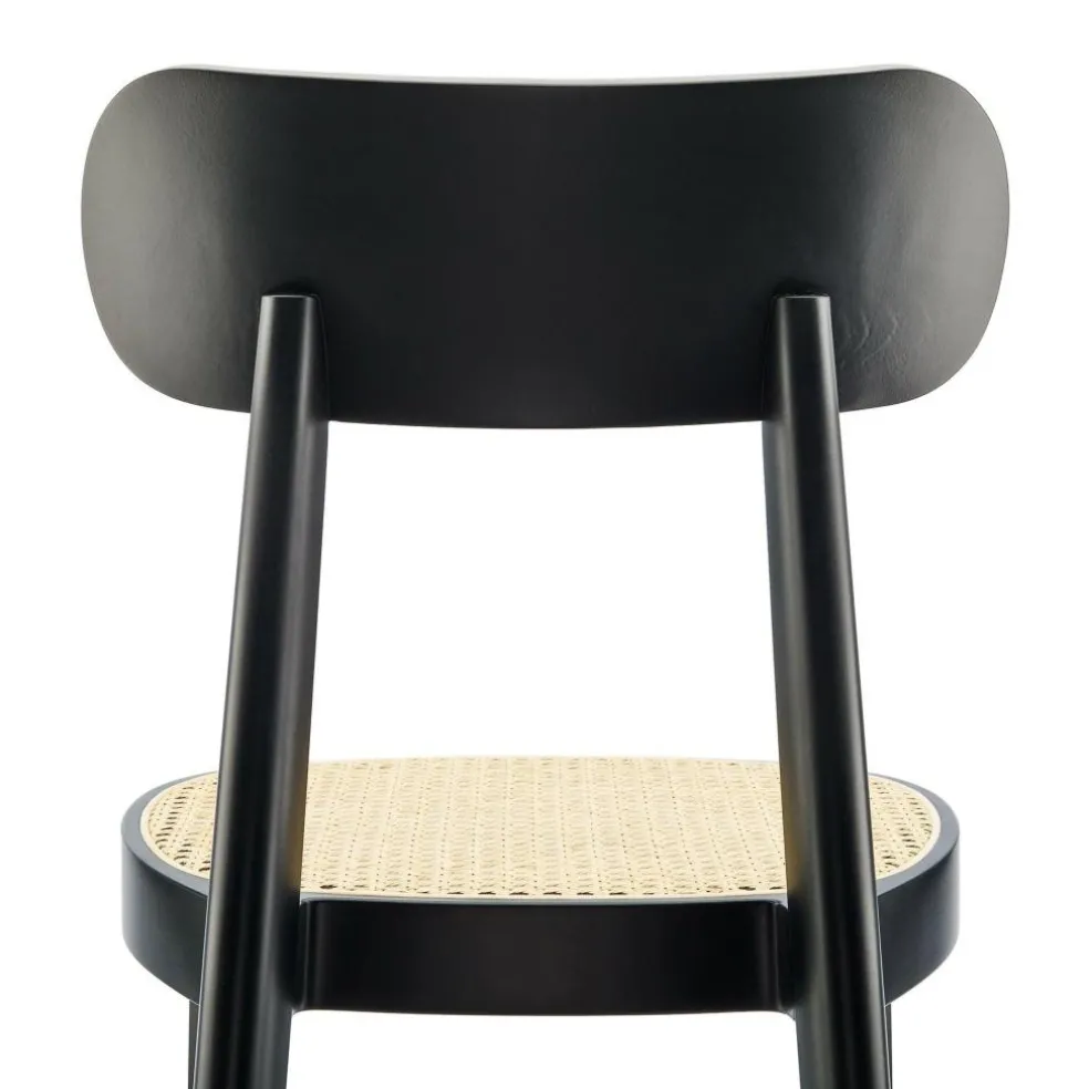 118 Stuhl mit Rohrgeflecht