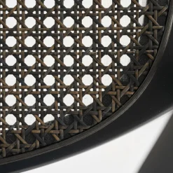 118 Stuhl mit Rohrgeflecht Dark Melange