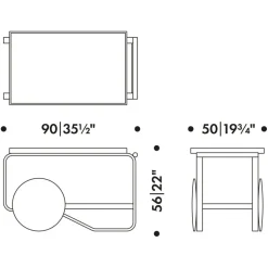 901 Teewagen Gestell Birke