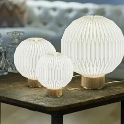 375 Tischleuchte mit Papierschirm