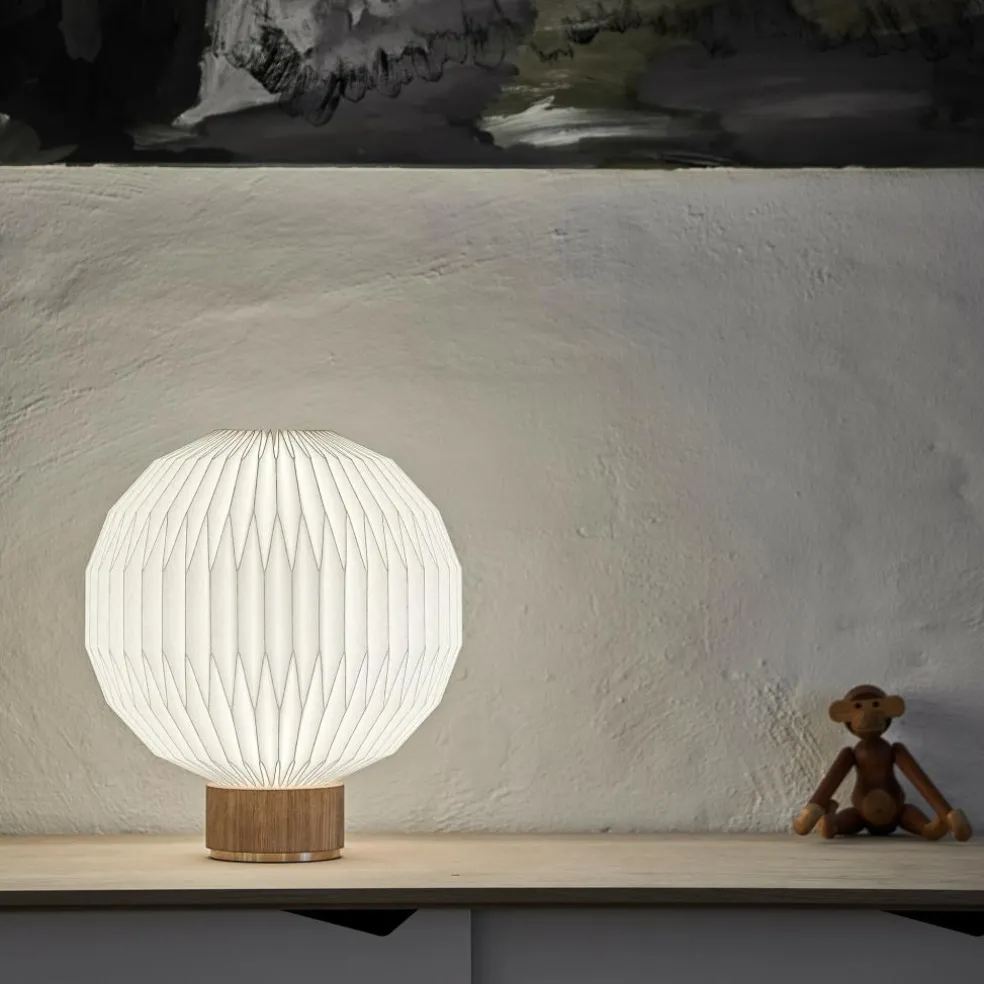 375 Tischleuchte mit Plastikschirm