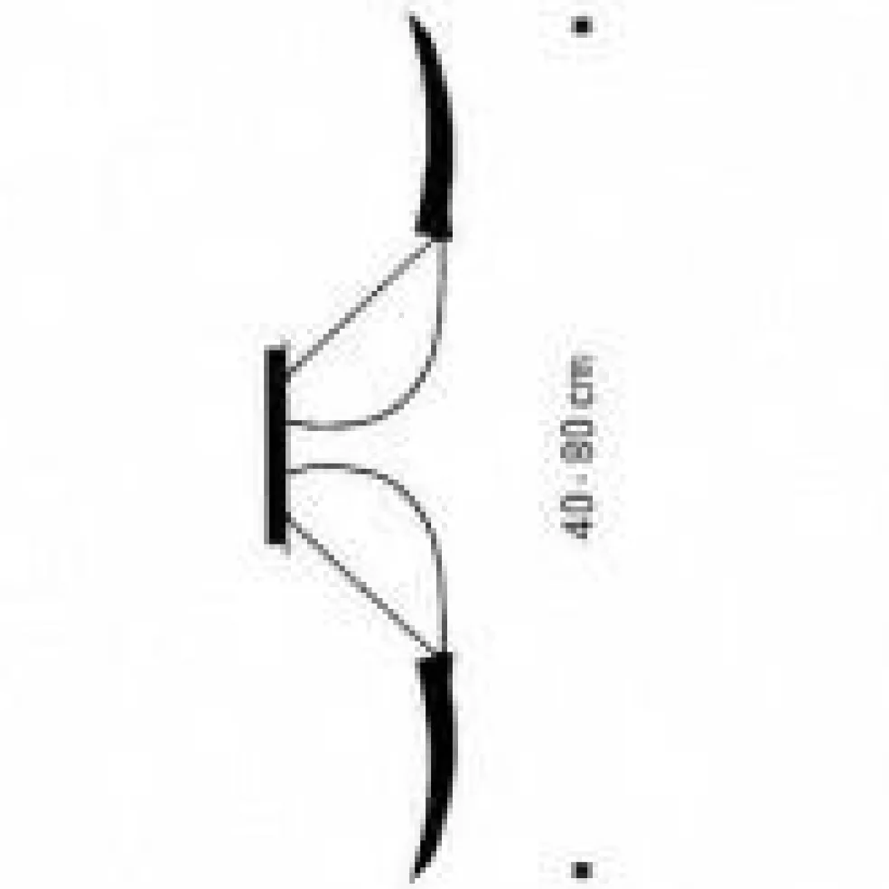 2 x 18x18 LED Decken-/Wandleuchte