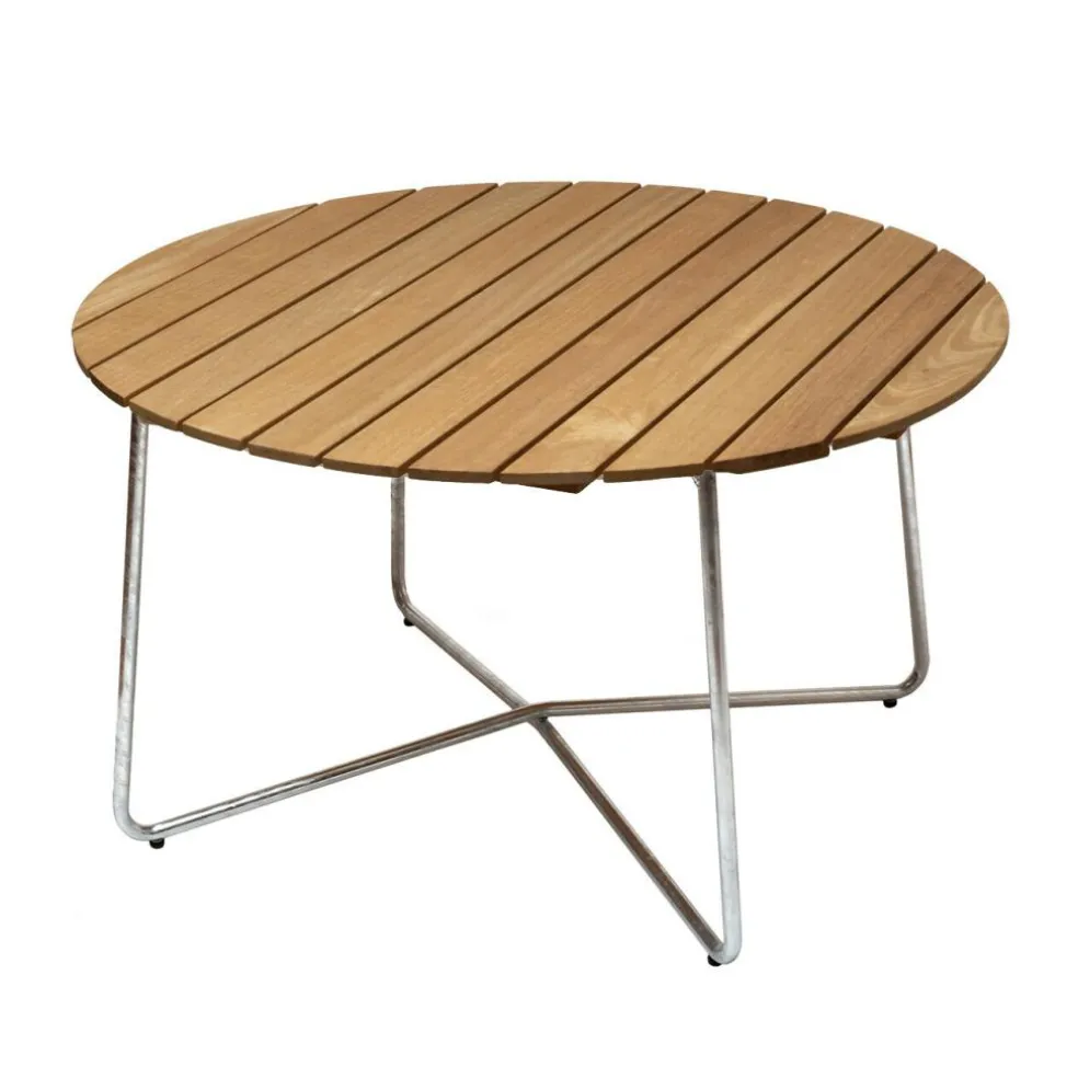 9A 120 Gartenesstisch Ø120cm Eiche