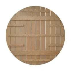 9A 120 Gartenesstisch Ø120cm Eiche