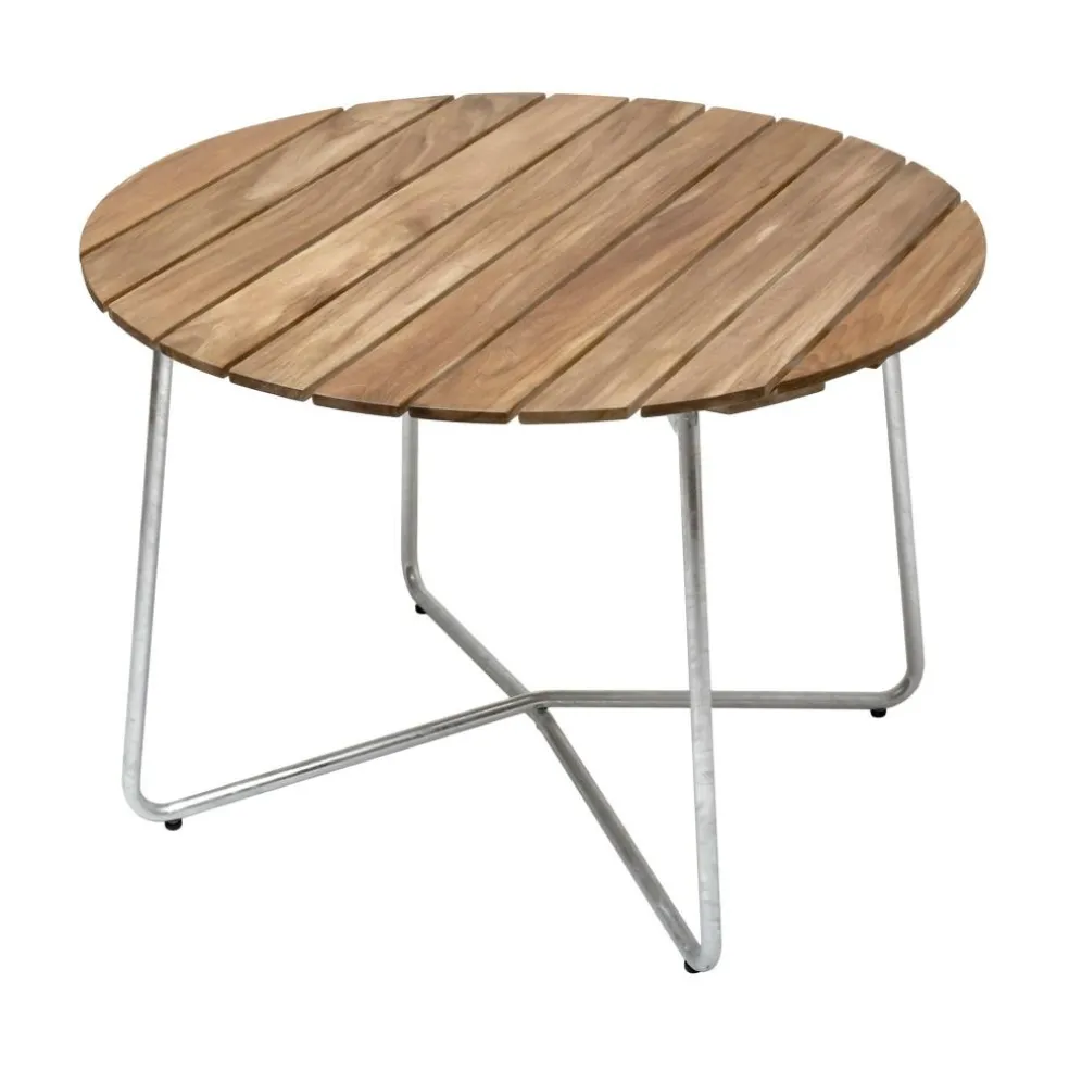 9A 100 Gartenesstisch Ø100cm Teak