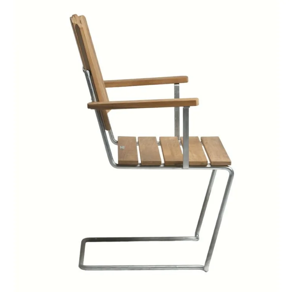 A2 Gartenarmlehnstuhl Teak