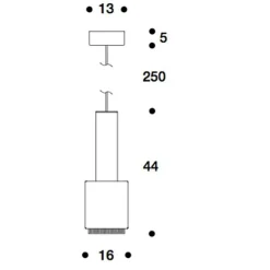 A110 Hand Grenade Pendelleuchte