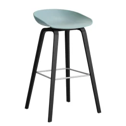 AAS 32 2.0 Barhocker hoch Eiche schwarz lackiert