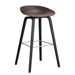 AAS 32 2.0 Barhocker hoch Eiche schwarz lackiert