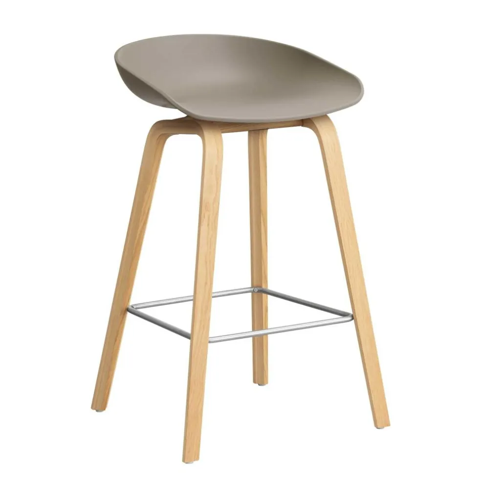 AAS 32 2.0 Barhocker niedrig Eiche lackiert