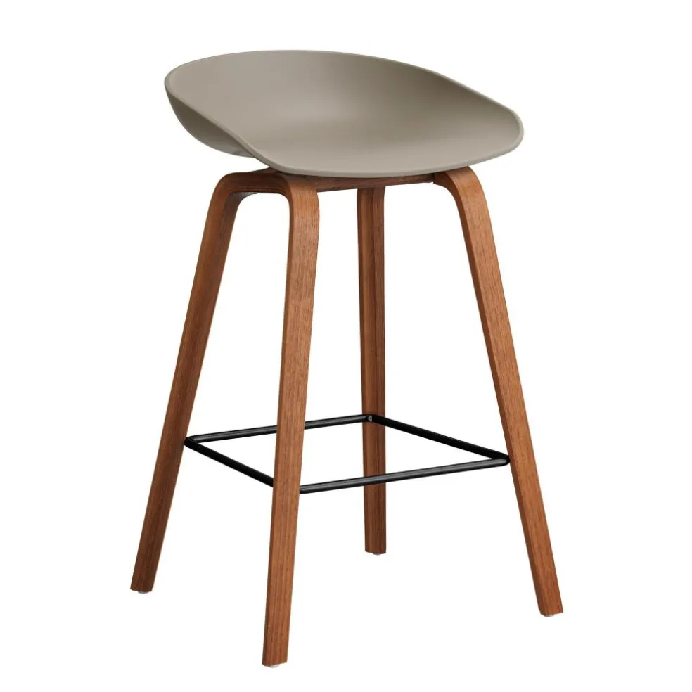 AAS 32 2.0 Barhocker niedrig Walnuss lackiert