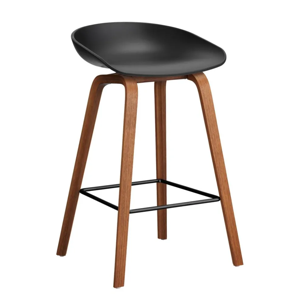 AAS 32 2.0 Barhocker niedrig Walnuss lackiert