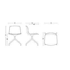 About a Chair AAC 10 2.0 Drehstuhl Gestell schwarz