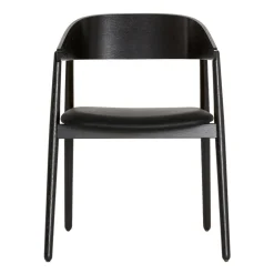 AC2 Armlehnstuhl Leder Gestell Eiche