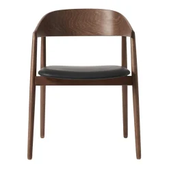 AC2 Armlehnstuhl PU-Leder Gestell Buche