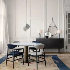 Adnet Wandspiegel Ø58cm