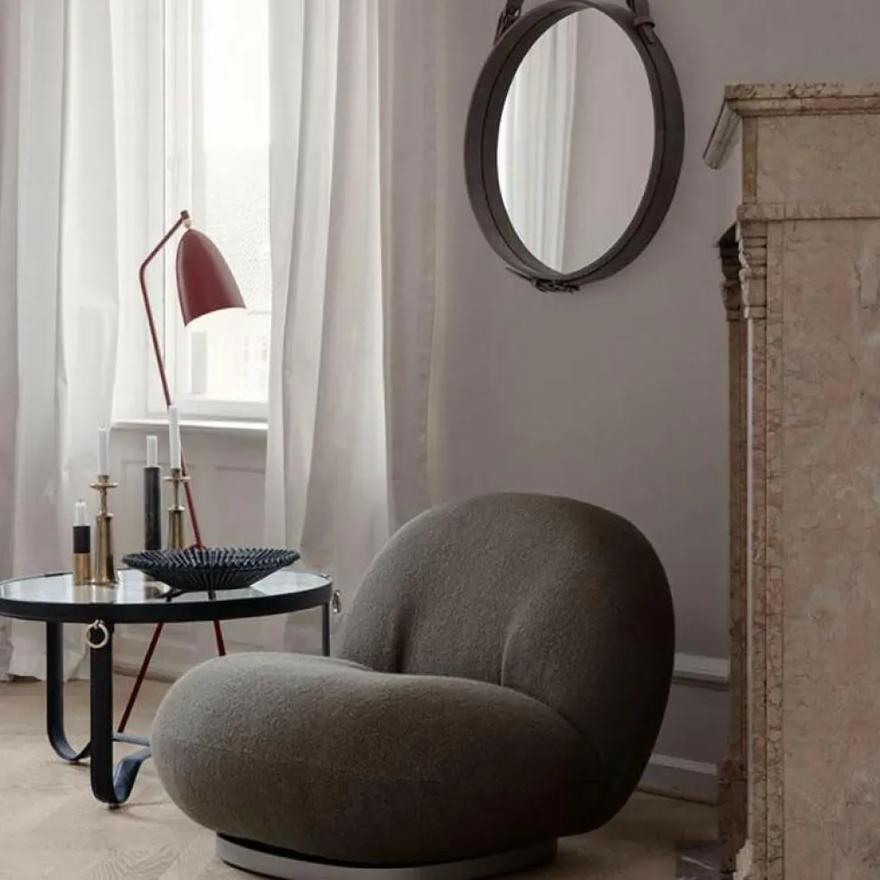 Adnet Wandspiegel Ø70cm