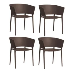 Africa Armlehnstuhl 4er Set