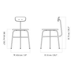 Afteroom Stuhl Stoff