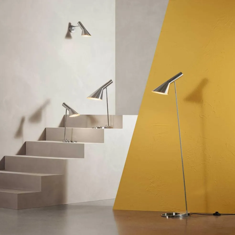 AJ Wandleuchte Edelstahl