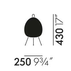 Akari 1A Tischleuchte