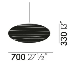 Akari EN Pendelleuchte oval