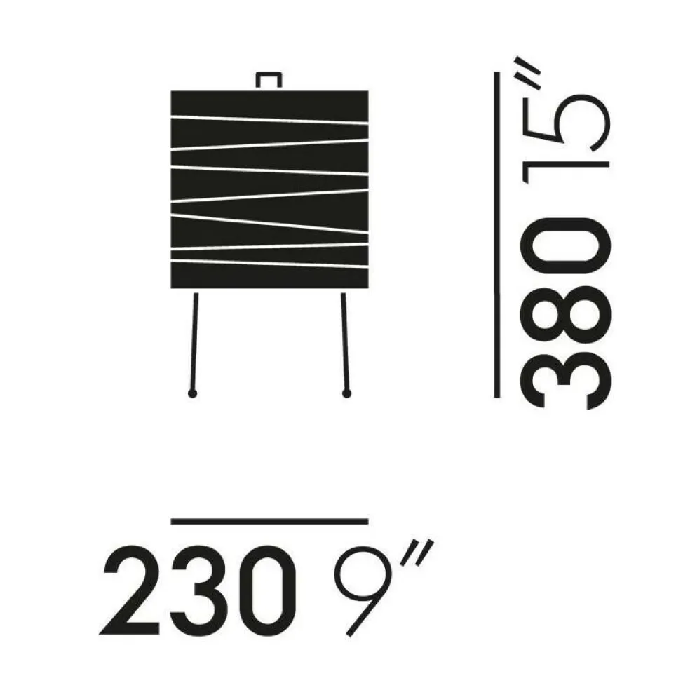 Akari 3X Tischleuchte