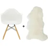 Aktionsset Eames Plastic Armchair DAW + Lammfell gratis