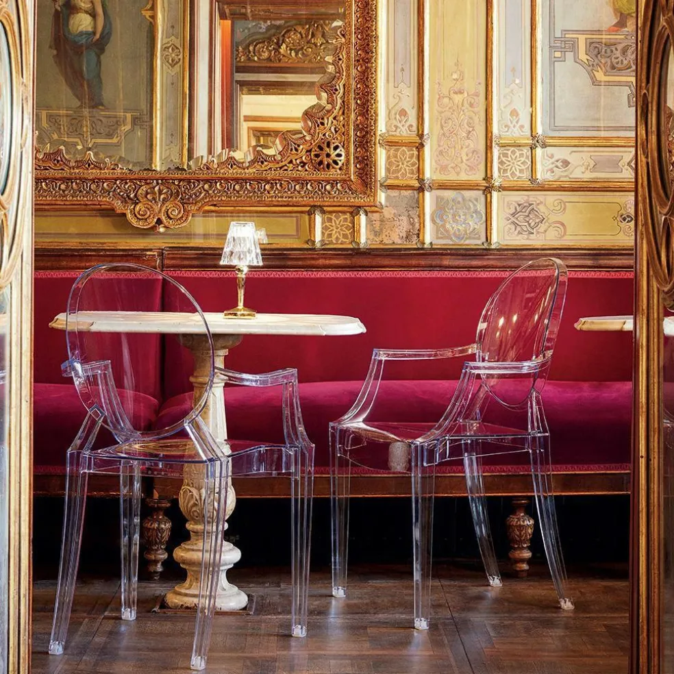 Aktionsset Louis Ghost Armlehnstuhl + Fell