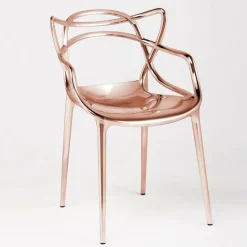 Aktionsset Masters Metallic Armlehnstuhl + Fell