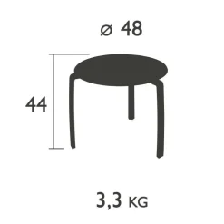 Alizé Garten-Beistelltisch