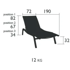 Alizé XS Sonnenliege