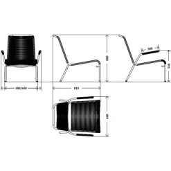Altorfer Modell 1142 Lounge Gartenarmlehnstuhl